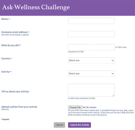 Ask-Wellness Challenge